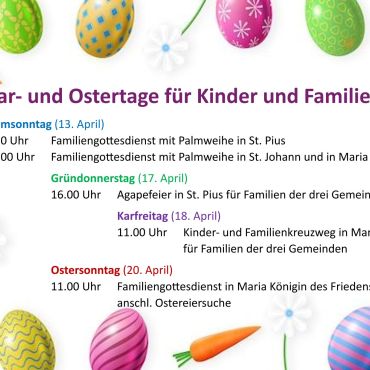Plakat Famiienangebot Ostern 2025
