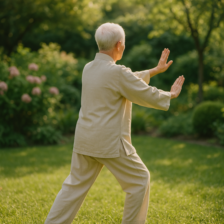 Tai Chi im Pfarrgarten