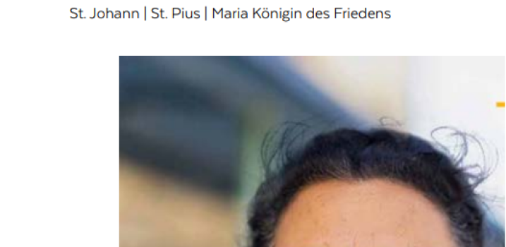 Verteilung der Pfarrbriefe in St. Pius